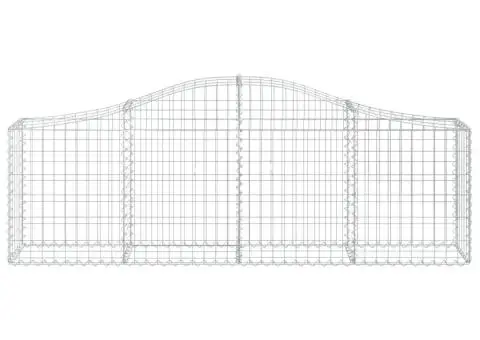 Coșuri gabion arcuite 15 buc, 200x30x60/80 cm, fier galvanizat - 4/5