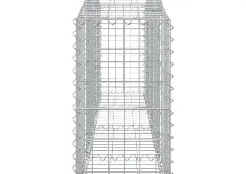 Coșuri gabion arcuite 15 buc, 200x30x60/80 cm, fier galvanizat - 5/5