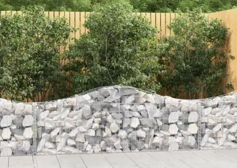 Coșuri gabion arcuite 20 buc, 200x30x60/80 cm, fier galvanizat - 1/5
