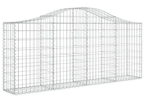 Coșuri gabion arcuite 13 buc, 200x30x80/100cm, fier galvanizat - 3/5