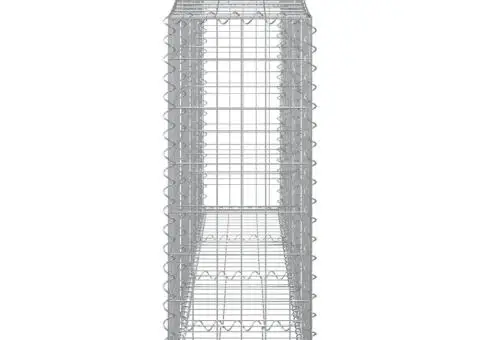 Coșuri gabion arcuite 13 buc, 200x30x80/100cm, fier galvanizat - 5/5
