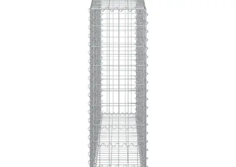 Coșuri gabion arcuite 6 buc, 200x30x100/120 cm fier galvanizat - 5/5