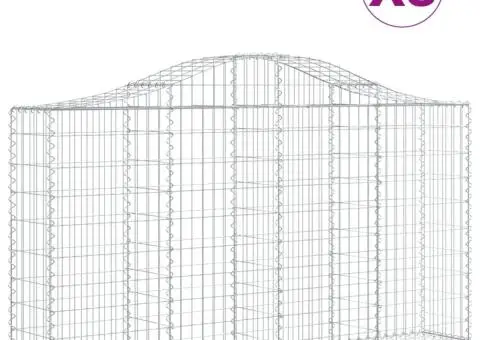 Coșuri gabion arcuite 8 buc, 200x30x100/120 cm fier galvanizat - 2/5