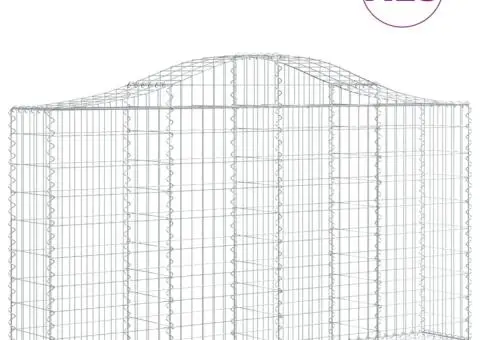 Coșuri gabion arcuite 13 buc, 200x30x100/120 cm fier galvanizat - 2/5