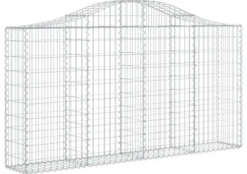 Coșuri gabion arcuite 13 buc, 200x30x100/120 cm fier galvanizat - 3/5