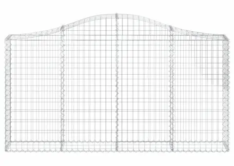Coșuri gabion arcuite 13 buc, 200x30x100/120 cm fier galvanizat - 4/5