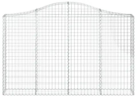 Coșuri gabion arcuite 6 buc, 200x30x120/140 cm, fier galvanizat - 4/5