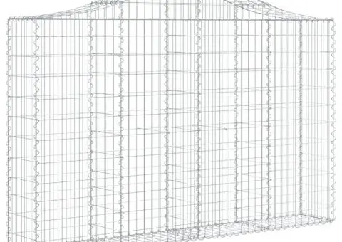 Coșuri gabion arcuite 13 buc, 200x30x120/140cm, fier galvanizat - 3/5