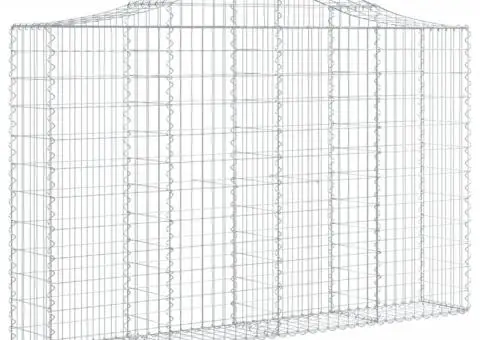 Coșuri gabion arcuite 40 buc, 200x30x120/140cm, fier galvanizat - 3/5