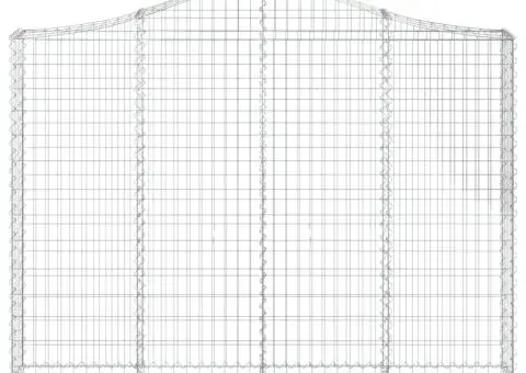 Coșuri gabion arcuite 25 buc, 200x30x140/160cm, fier galvanizat - 4/5