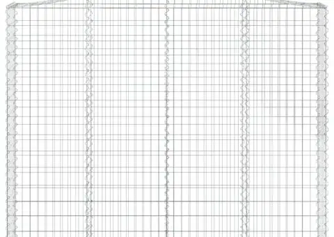 Coșuri gabion arcuite 4 buc, 200x30x160/180 cm, fier galvanizat - 4/5