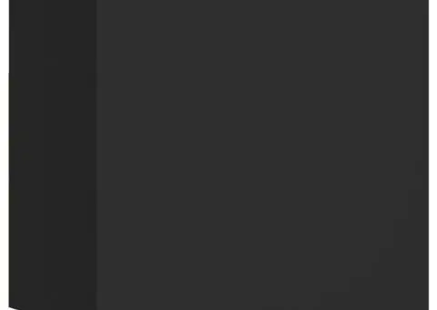 Set dulap TV, 5 piese, negru, lemn prelucrat - 5/5