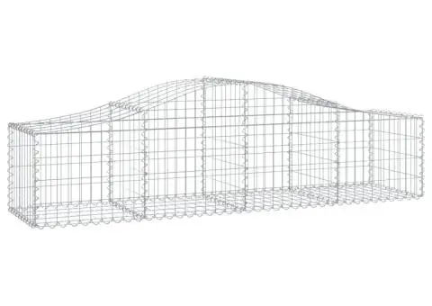 Coșuri gabion arcuite 11 buc, 200x50x40/60 cm, fier galvanizat - 3/5
