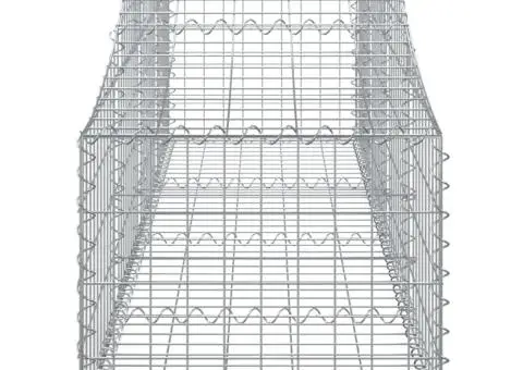 Coșuri gabion arcuite 11 buc, 200x50x40/60 cm, fier galvanizat - 5/5