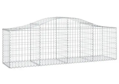 Coșuri gabion arcuite 13 buc, 200x50x60/80 cm, fier galvanizat - 3/5