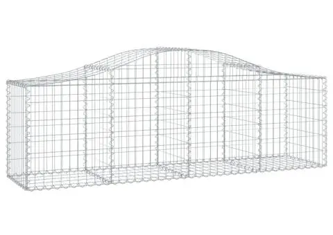 Coșuri gabion arcuite 25 buc, 200x50x60/80 cm, fier galvanizat - 3/5