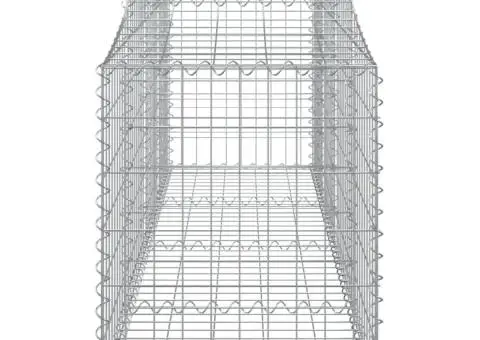 Coșuri gabion arcuite 40 buc, 200x50x60/80 cm, fier galvanizat - 5/5