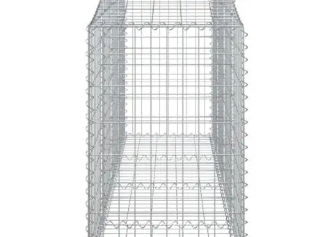 Coșuri gabion arcuite 6 buc, 200x50x80/100 cm, fier galvanizat - 5/5
