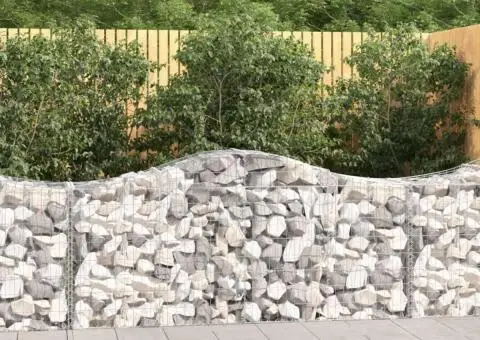 Coșuri gabion arcuite 11 buc, 200x50x80/100 cm, fier galvanizat - 1/5