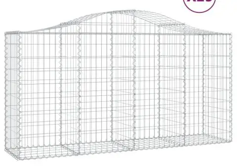 Coșuri gabion arcuite 25 buc, 200x50x100/120 cm fier galvanizat - 2/5