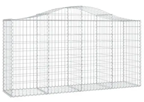 Coșuri gabion arcuite 25 buc, 200x50x100/120 cm fier galvanizat - 3/5