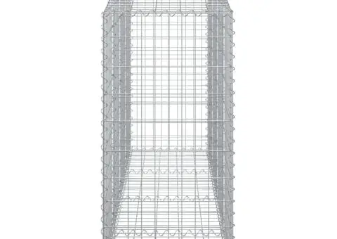 Coșuri gabion arcuite 25 buc, 200x50x100/120 cm fier galvanizat - 5/5