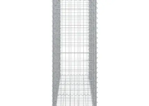 Coșuri gabion arcuite 14 buc, 200x50x140/160cm, fier galvanizat - 5/5