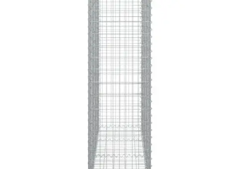 Coșuri gabion arcuite 4 buc, 200x50x160/180 cm, fier galvanizat - 5/5