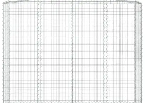 Coșuri gabion arcuite 10 buc, 200x50x160/180cm, fier galvanizat - 4/5