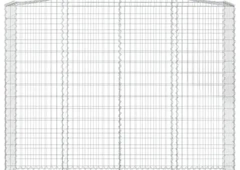 Coșuri gabion arcuite 20 buc, 200x50x160/180cm, fier galvanizat - 4/5