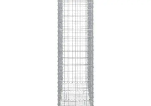 Coșuri gabion arcuite 2 buc, 200x50x180/200 cm, fier galvanizat - 5/5