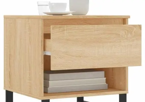 Mese de cafea 2 buc. stejar sonoma 50x46x50 cm lemn compozit - 4/5