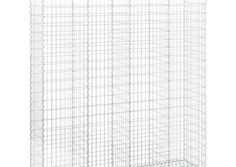 Coșuri gabion arcuite, 6 buc, 200x50x220/240cm, fier galvanizat - 3/5