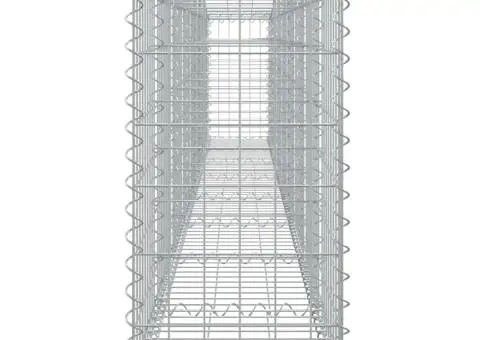 Coșuri gabion arcuite 3 buc, 400x30x60/80 cm, fier galvanizat - 5/5