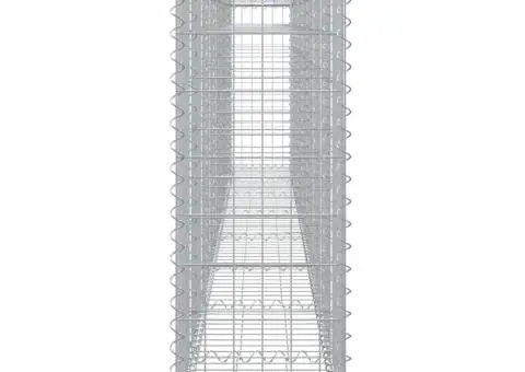 Coșuri gabion arcuite 4 buc, 400x30x80/100 cm, fier galvanizat - 5/5