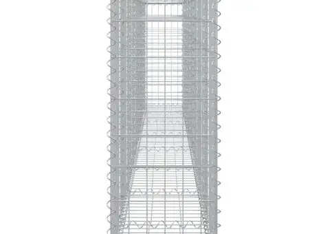 Coșuri gabion arcuite 15 buc, 400x30x80/100 cm, fier galvanizat - 5/5