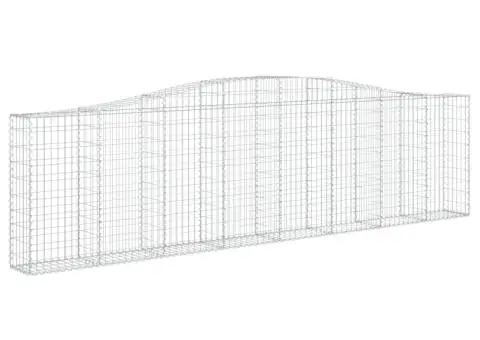 Coșuri gabion arcuite 5 buc, 400x30x100/120 cm fier galvanizat - 3/5