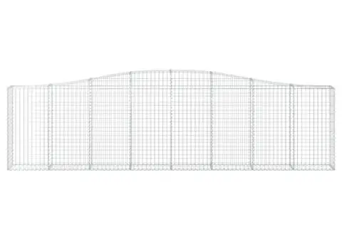 Coșuri gabion arcuite 5 buc, 400x30x100/120 cm fier galvanizat - 4/5