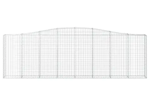 Coșuri gabion arcuite 4 buc. 400x30x120/140cm fier galvanizat - 4/5
