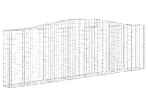 Coșuri gabion arcuite 6 buc. 400x30x120/140 cm fier galvanizat - 3/5