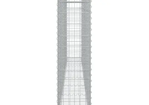 Coșuri gabion arcuite 15 buc. 400x30x120/140 cm fier galvanizat - 5/5