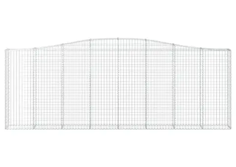 Coșuri gabion arcuite 5 buc, 400x30x140/160 cm, fier galvanizat - 4/5