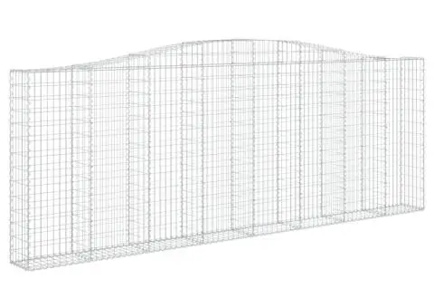 Coșuri gabion arcuite 7 buc, 400x30x140/160 cm, fier galvanizat - 3/5