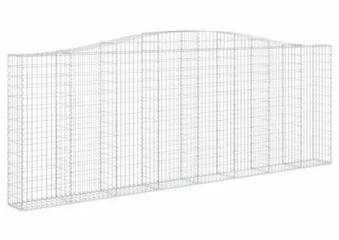 Coșuri gabion arcuite 10 buc. 400x30x140/160 cm fier galvanizat - 3/5