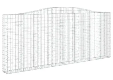 Coșuri gabion arcuite 6 buc. 400x30x160/180 cm fier galvanizat - 3/5
