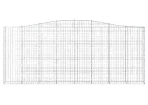 Coșuri gabion arcuite 6 buc. 400x30x160/180 cm fier galvanizat - 4/5