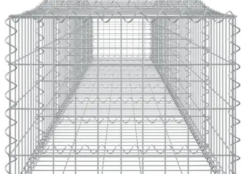 Coșuri gabion arcuite 4 buc, 400x50x40/60 cm, fier galvanizat - 5/5