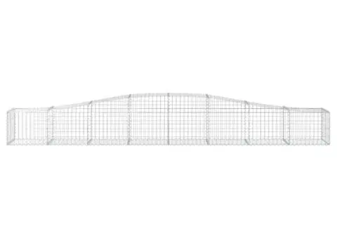 Coșuri gabion arcuite 20 buc, 400x50x40/60 cm, fier galvanizat - 4/5