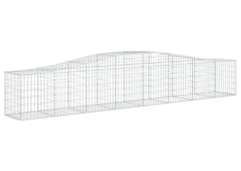 Coșuri gabion arcuite 5 buc, 400x50x60/80 cm, fier galvanizat - 3/5