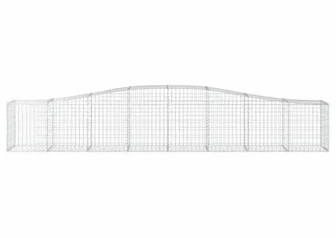 Coșuri gabion arcuite 5 buc, 400x50x60/80 cm, fier galvanizat - 4/5